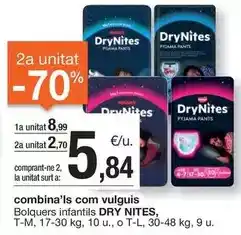 BonpreuEsclat Drynites - bolquers infantils t-m oferta