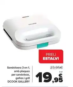 Andorra 2000 Dcook - sandvitxera 3 en 1 oferta