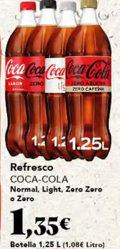 Gadis COCA-COLA Refresco Normal, Light, Zoro Zoro oferta