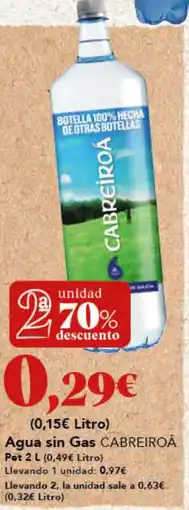 Gadis CABREIROÁ Agua sin Gas oferta