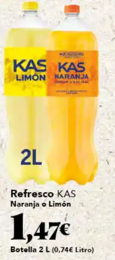 Gadis KAS Refresco Naranja o Limón oferta