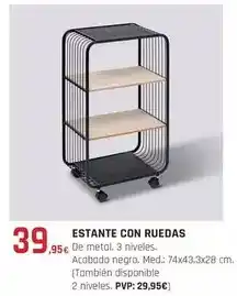 Tú Brico-Marian Estante con ruedas oferta