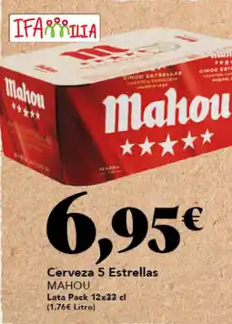Gadis MAHOU Cerveza 5 Estrellas oferta