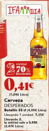 Gadis DESPERADOS Cerveza oferta