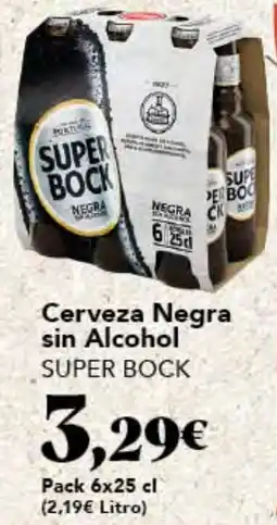Gadis SUPER BOCK Cerveza Negra sin Alcohol oferta