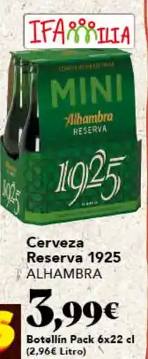 Gadis 1925 ALHAMBRA Cerveza Reserva oferta