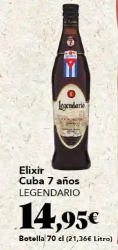 Gadis LEGENDARIO Elixir Cuba 7 años oferta