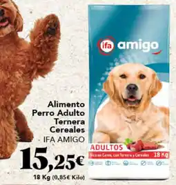 Gadis IFA AMIGO Alimento Perro Adulto Ternera Cereales oferta