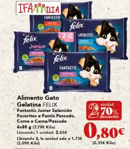 Gadis FELIX Alimento Gato Gelatina oferta