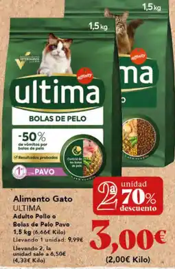 Gadis ULTIMA Alimento Gato oferta