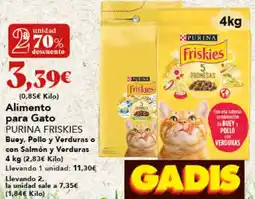 Gadis PURINA FRISKIES Alimento para Gato oferta