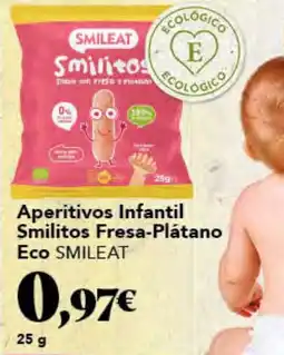 Gadis SMILEAT Aperitivos Infantil Smilitos Fresa-Plátano Eco oferta
