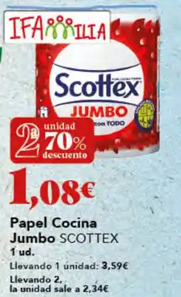 Gadis SCOTTEX Papel Cocina Jumbo oferta