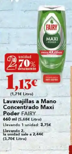 Gadis FAIRY Lavavajillas a Mano Concentrado Maxi Poder oferta