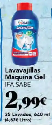 Gadis IFA SABE Lavavajillas Máquina Gel oferta
