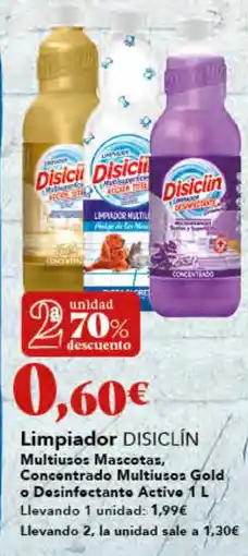 Gadis DISICLÍN Limpiador Multiusos Mascotas, Concontrado Multiusos Gold o Desinfectanto Active oferta