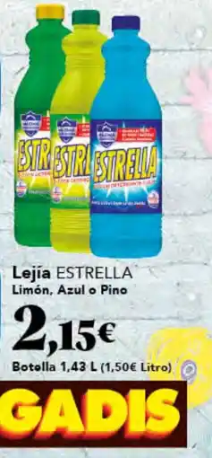 Gadis ESTRELLA Lejía Limón, Azul o Pino oferta