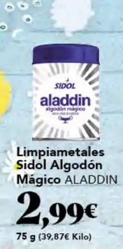 Gadis ALADDIN Limpiametales Sidol Algodón Mágico oferta