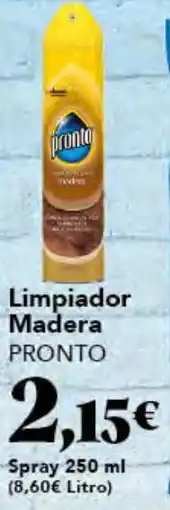 Gadis PRONTO Limpiador Madera oferta