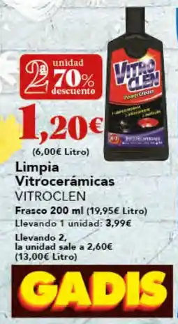 Gadis VITROCLEN Limpia Vitrocerámicas oferta
