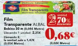 Gadis ALBAL Film Transparente oferta