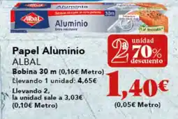 Gadis ALBAL Papel Aluminio oferta