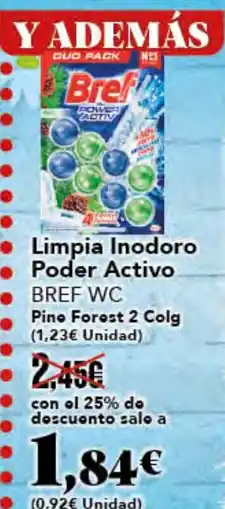 Gadis BREF WC Limpia Inodoro Poder Activo oferta