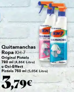 Gadis KH-7 Quitamanchas Ropa Original Pistola oferta