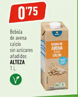 Supermercados Deza ALTEZA Bebida de avena calcio sin azúcares añadidos oferta