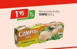 Supermercados Deza CAMPOS Atún en aceite de oliva oferta