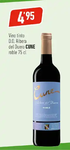 Supermercados Deza CUNE Vino tinto D.O. Ribera del Duero oferta