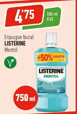 Supermercados Deza LISTERINE Enjuague bucal oferta