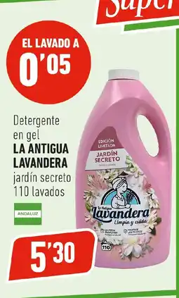 Supermercados Deza LA ANTIGUA LAVANDERA Detergente en gel oferta