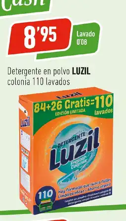 Supermercados Deza LUZIL Detergente en polvo colonia 110 lavados oferta