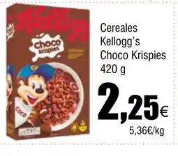 Cash FROIZ Cereales Kellogg's Choco Krispies oferta