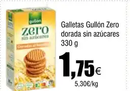 Cash FROIZ Galletas Gullón Zero dorada sin azúcares oferta