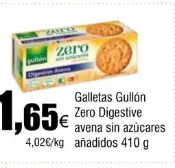 Cash FROIZ Galletas Gullón Zero Digestive avena sin azúcares oferta