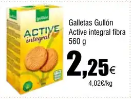 Cash FROIZ Galletas Gullón Active integral fibra oferta