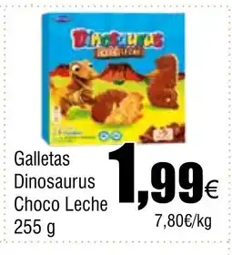 Cash FROIZ Galletas Dinosaurus Choco Leche oferta