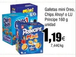 Cash FROIZ Galletas mini Oreo Chips Ahoy! o LU Príncipe oferta