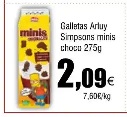 Cash FROIZ Galletas Arluy Simpsons minis choco oferta