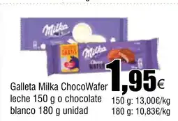 Cash FROIZ Galleta Milka ChocoWafer leche oferta