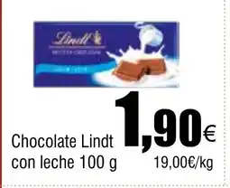 Cash FROIZ Chocolate Lindt con leche oferta