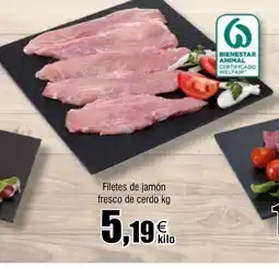 Cash FROIZ Filetes de jamón fresco de cerdo oferta
