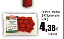 Cash FROIZ Chorizo Pinchito El Chico picante oferta