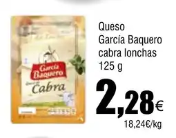 Cash FROIZ Queso García Baquero cabra lonchas oferta