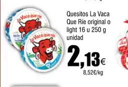 Cash FROIZ Quesitos La Vaca Que Ríe original o light 16 u oferta