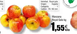 Cash FROIZ Manzana Royal Gala oferta