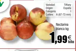 Cash FROIZ Nectarina blanca oferta