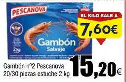 Cash FROIZ Gambón nº2 Pescanova 20/30 piezas estuche oferta